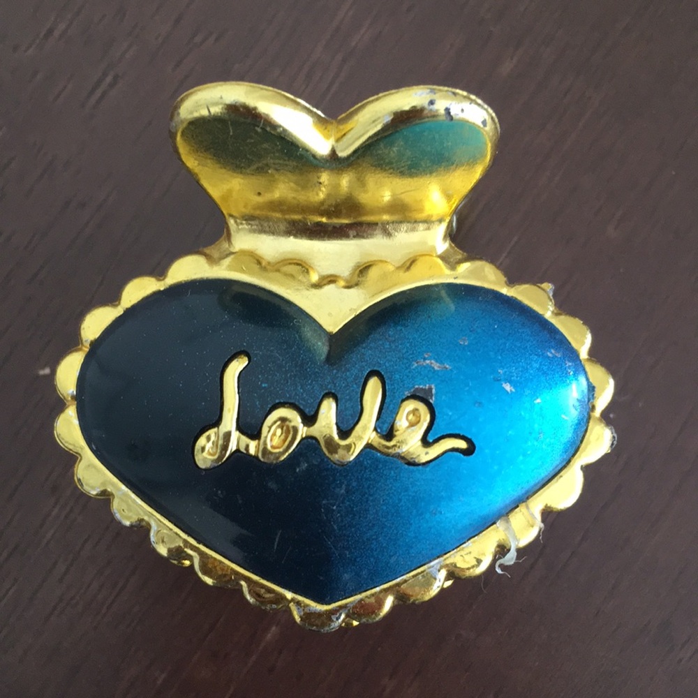 New Hair Clip Blue Gold colors Lightweight